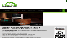 What Kuechenhaus-online.de website looked like in 2017 (6 years ago)