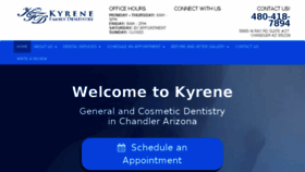What Kyrenefamilydentistry.com website looked like in 2017 (6 years ago)