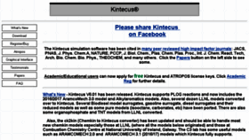 What Kintecus.com website looked like in 2017 (6 years ago)
