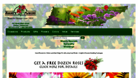 What Knightsflowers.com website looked like in 2017 (6 years ago)