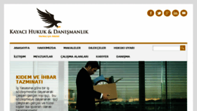What Kayacihukuk.com website looked like in 2017 (6 years ago)