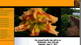 What Kennesawmountaindaylilygardens.com website looked like in 2017 (6 years ago)