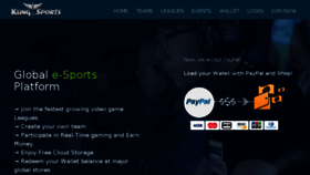 What Klingsports.com website looked like in 2017 (6 years ago)