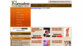 What Klcondom.com website looked like in 2017 (6 years ago)