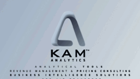 What Kamanalytics.com website looked like in 2017 (6 years ago)