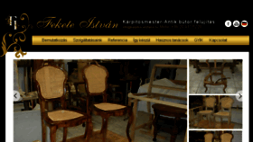 What Karpitos-asztalos.hu website looked like in 2017 (6 years ago)