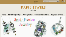 What Kapiljewels.com website looked like in 2017 (6 years ago)