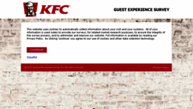 What Kfcgrenadasurvey.com website looked like in 2017 (6 years ago)