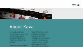 What Kavacommunications.com website looked like in 2017 (6 years ago)