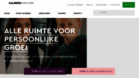 What Kalsbeek.nl website looked like in 2017 (6 years ago)