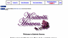 What Knitwits-heaven.com website looked like in 2017 (6 years ago)