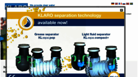 What Klaro.eu website looked like in 2017 (6 years ago)