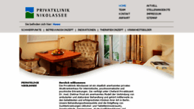 What Klinik-nikolassee.de website looked like in 2017 (8 years ago)