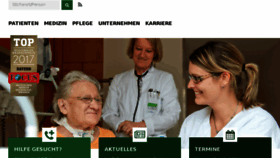 What Klinikum-aschaffenburg.de website looked like in 2017 (6 years ago)