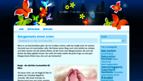What Kinder-trends.net website looked like in 2017 (6 years ago)