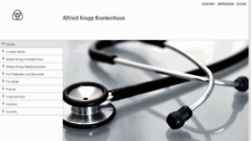 What Krupp-krankenhaus.de website looked like in 2017 (6 years ago)