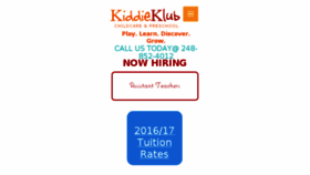 What Kiddieklub.com website looked like in 2017 (6 years ago)