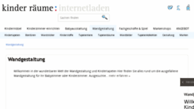 What Kinderraeume-deko.de website looked like in 2017 (6 years ago)