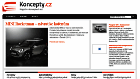 What Koncepty.cz website looked like in 2017 (6 years ago)