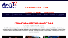 What Konfyt.com website looked like in 2017 (6 years ago)
