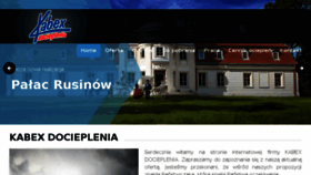 What Kabexdocieplenia.pl website looked like in 2017 (6 years ago)