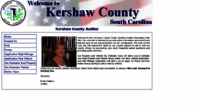 What Kershawcountyscauditor.com website looked like in 2017 (6 years ago)