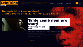 What Kinobude.cz website looked like in 2017 (6 years ago)