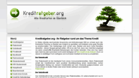 What Kreditratgeber.org website looked like in 2017 (6 years ago)
