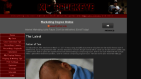 What Killrbuckeye.com website looked like in 2017 (6 years ago)