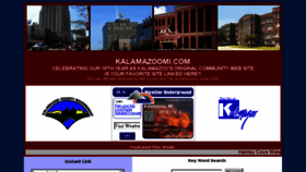 What Kalamazoomi.com website looked like in 2017 (6 years ago)