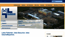 What Klinikum-magdeburg.de website looked like in 2017 (6 years ago)