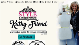 What Kathyfriend.com website looked like in 2017 (6 years ago)