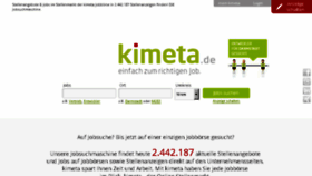 What Kimeta.de website looked like in 2017 (6 years ago)