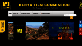 What Kenyafilmcommission.com website looked like in 2017 (6 years ago)
