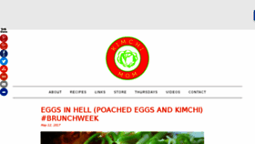 What Kimchimom.com website looked like in 2017 (6 years ago)