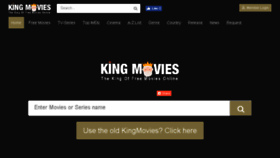What Kingmovies.is website looked like in 2017 (6 years ago)