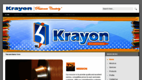 What Krayone.com website looked like in 2017 (6 years ago)