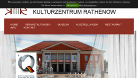 What Kulturzentrumrathenow.de website looked like in 2017 (6 years ago)