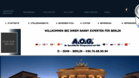 What Kinderfrau-berlin.de website looked like in 2017 (6 years ago)