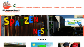 What Kita-spatzennest-bonn.de website looked like in 2017 (6 years ago)