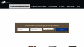 What Kraustukai.lt website looked like in 2017 (6 years ago)