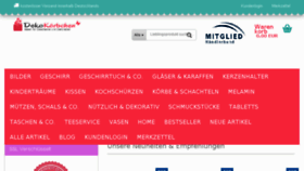 What Kuechenbude.de website looked like in 2017 (6 years ago)