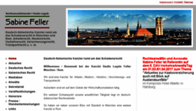 What Kanzleifeller.de website looked like in 2017 (6 years ago)