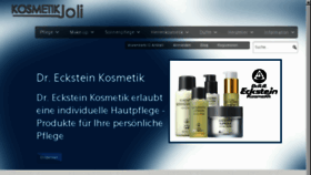 What Kosmetik-joli.de website looked like in 2017 (6 years ago)