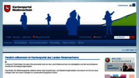 What Karriere.niedersachsen.de website looked like in 2017 (6 years ago)