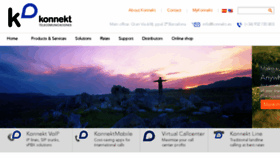 What Konnekt.es website looked like in 2017 (6 years ago)