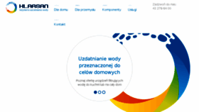 What Klarsan.pl website looked like in 2017 (6 years ago)