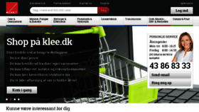 What Klee.dk website looked like in 2017 (6 years ago)