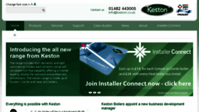 What Keston.co.uk website looked like in 2017 (6 years ago)