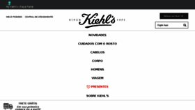 What Kiehls.com.br website looked like in 2017 (7 years ago)